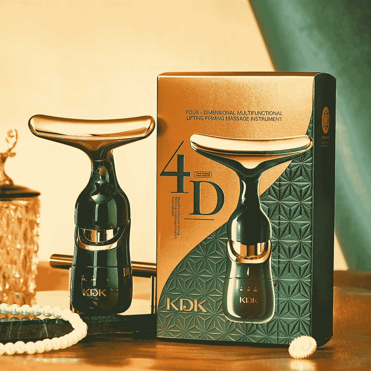 3 In 1 Face Massager Neck Facial Eye Massage Introducer Microcurrent Skin Rejuvenation Anti Aging Beauty Devic