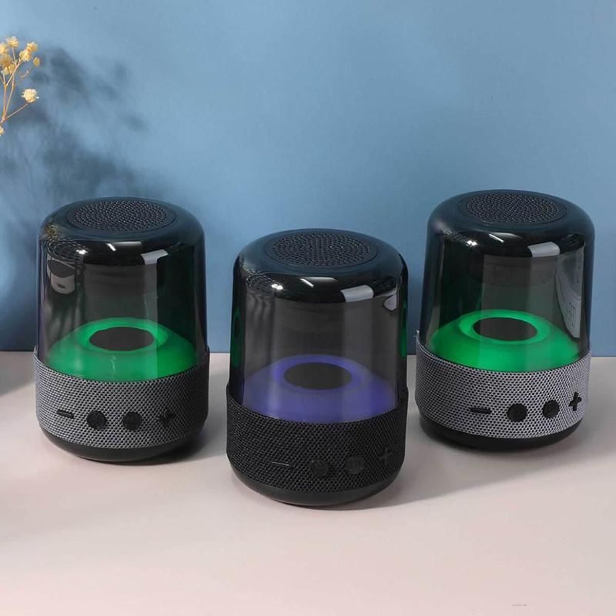Z5 Mini RGB Portable Wireless Bluetooth Speaker. Small, portable, but with powerful sound and colorful lights, it will make your music experience more enjoyable.